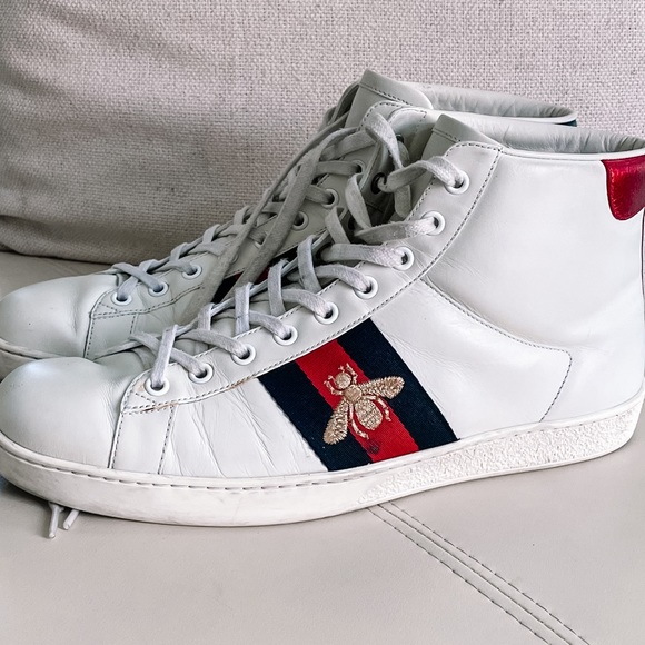 Gucci Men Bee Ace Sneakers sz 13 - Picture 3 of 8